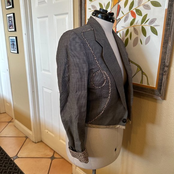 Mani by ARMANI Mens' UPCYCLED Blazer suit jacket - Picture 6 of 12